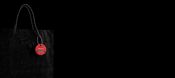 黑色星期五购物袋图片下载
