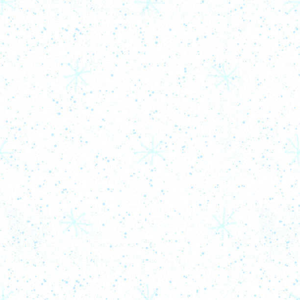 手绘雪花圣诞无缝图案。粉笔雪花背景上微妙的雪花飞舞。迷人的粉笔手绘雪覆盖。令人惊讶的节日装饰。图片下载