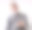 一名白人男性穿着灰色衬衫，双手放在胸前——概念:感谢图片下载