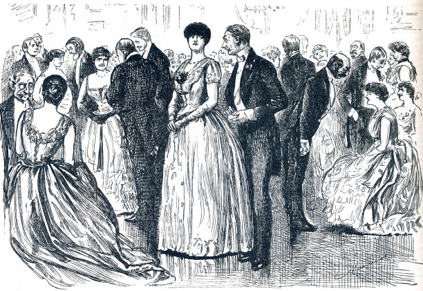 本季最后一个球19世纪插画图片下载