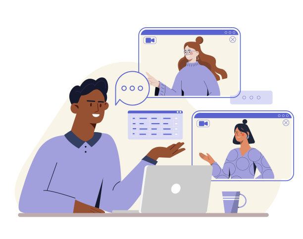 视频会议概念图片下载