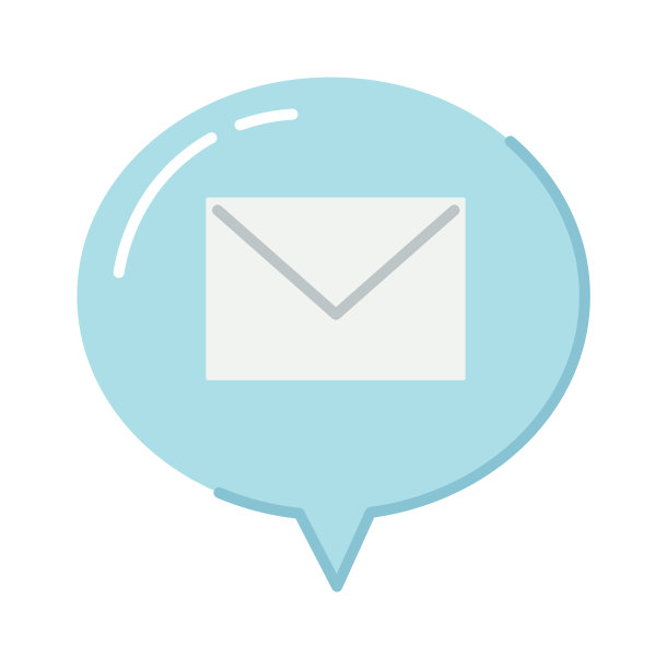 收入电子邮件标识设计元素。矢量图图片下载