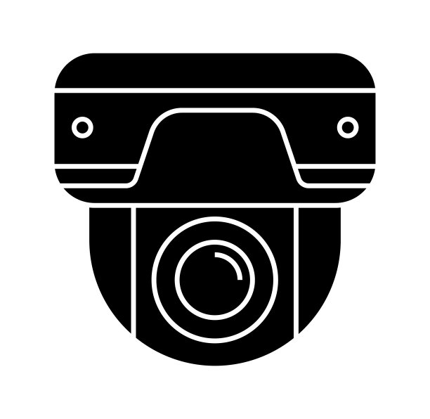 暂停监视摄像头填充图标图片下载