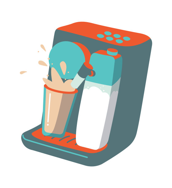 工作卡布奇诺机图标。矢量图图片下载