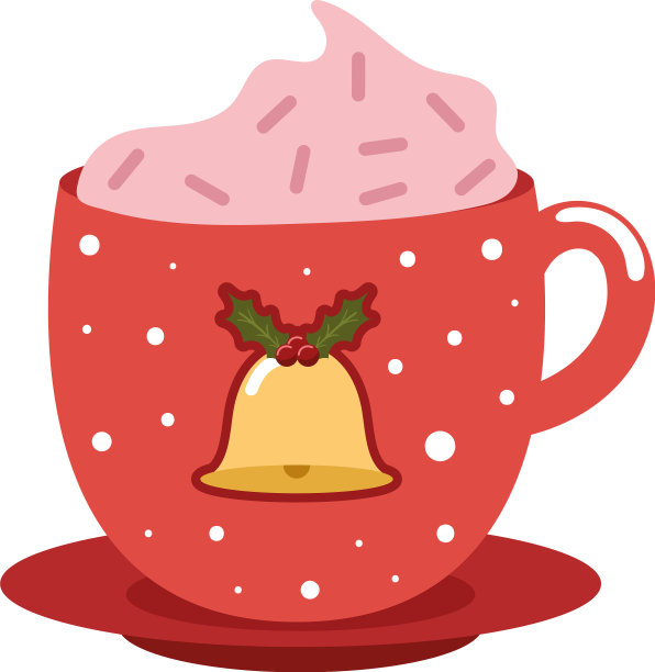 圣诞可可杯图片下载