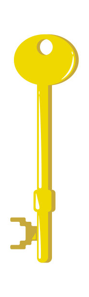 杠杆门钥匙图标。矢量图图片下载