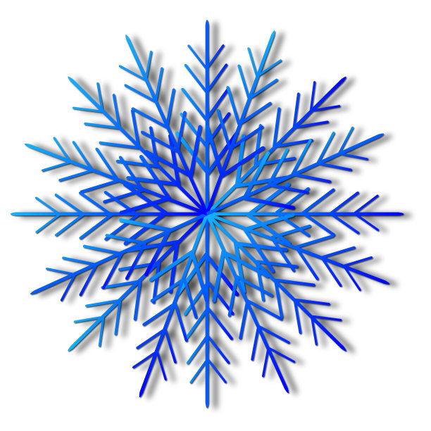 雪花。新年贺卡，喜庆的蓝色背景。节日的问候图片下载