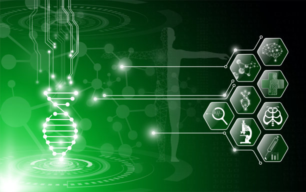 摘要背景技术概念在绿灯，人体治疗，技术现代医学科学的未来和全球国际医学与测试分析克隆DNA人图片下载