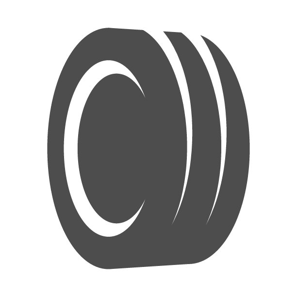 轮胎图标标志设计插画图片下载