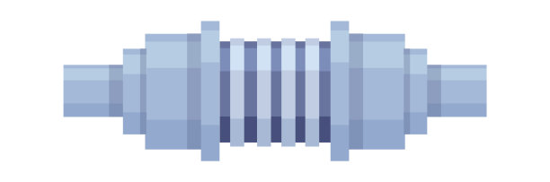 蜗杆传动部分平面插图图片下载