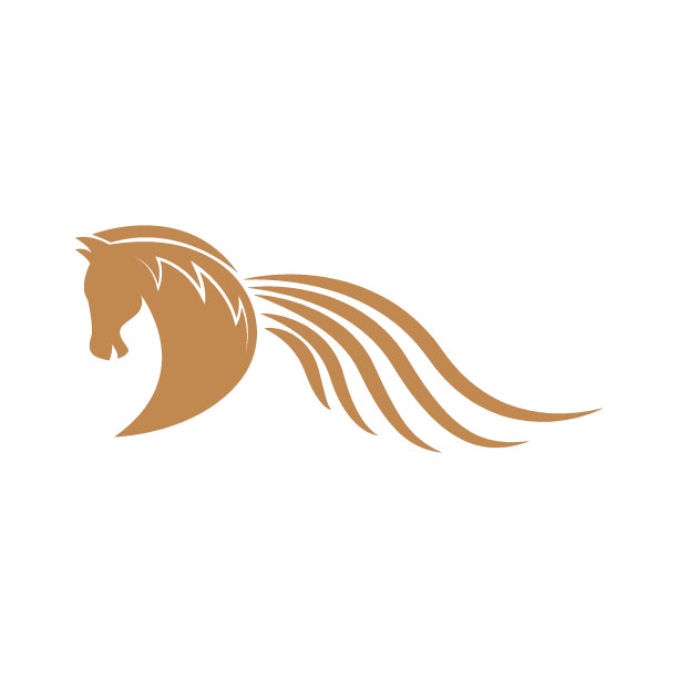 飞马标志图标设计插画图片下载
