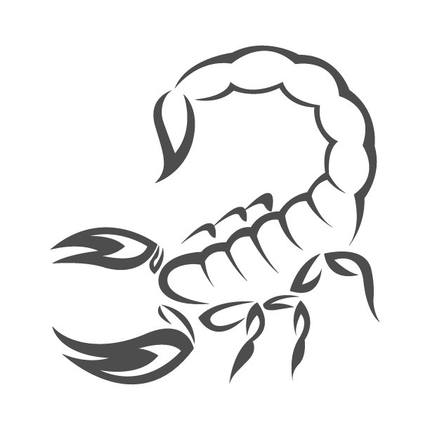 蝎子图标标志设计插画图片下载