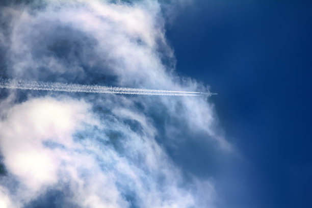 空中的喷气式飞机图片下载