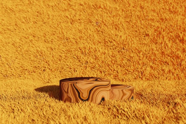 自然平台木材3d渲染插画壁纸背景国家图片下载