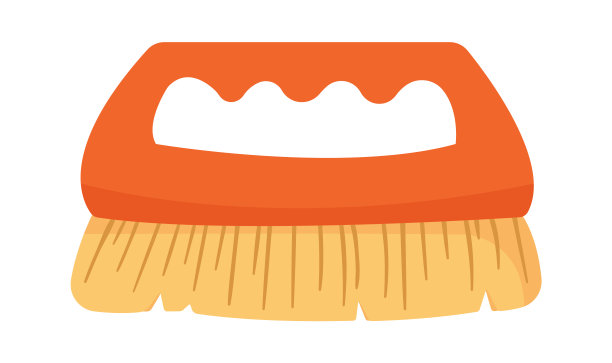 清洁刷图标。矢量图图片下载