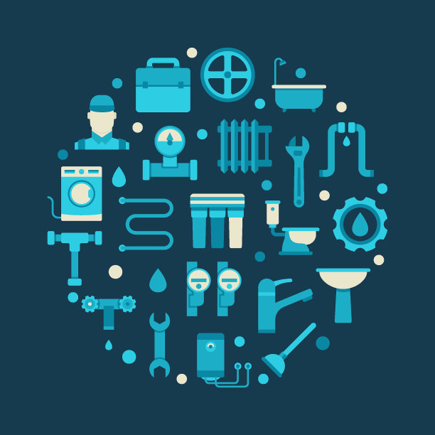 水管圆插图图片下载