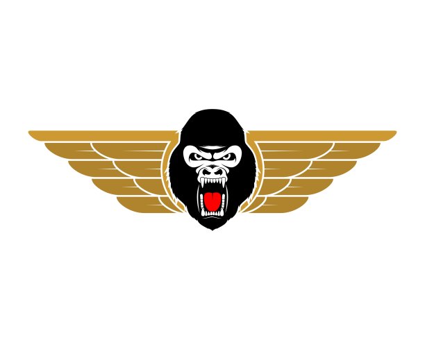 侧翼，中间是大猩猩图片下载