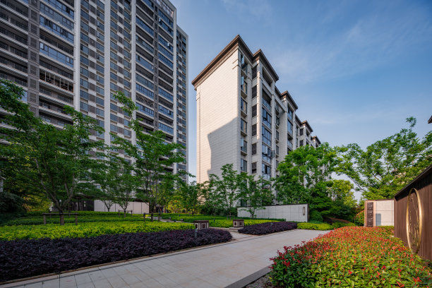 现代城市居住景观图片下载