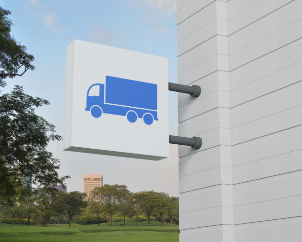 商务交通服务理念，3D渲染图片下载