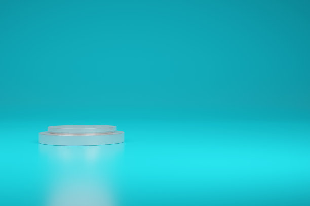 白色不锈钢平台3d。图片下载