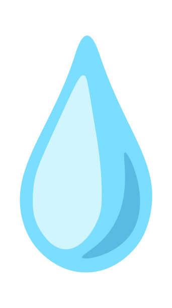水滴图标。矢量图图片下载