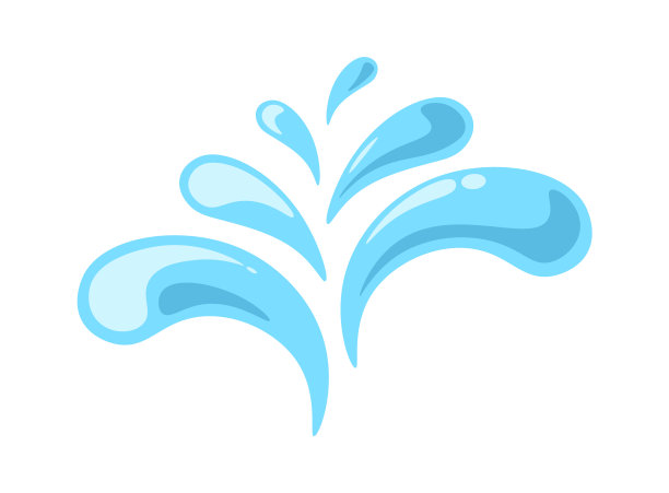 水滴图标。矢量图图片下载