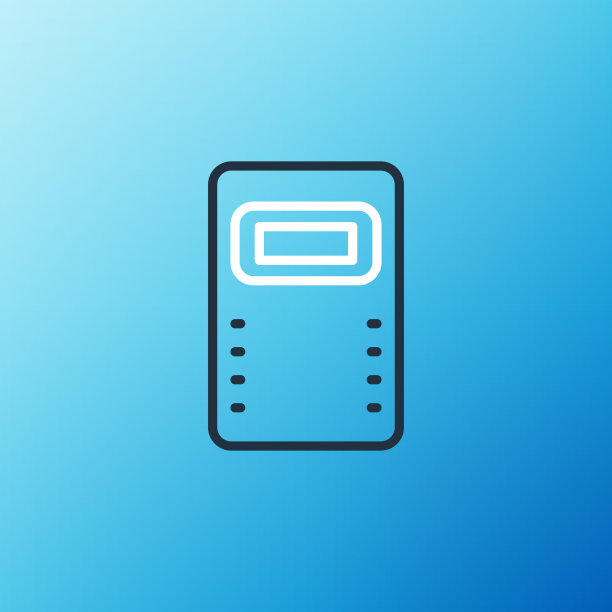 警戒线上的突击盾牌图标被隔离在蓝色上图片下载