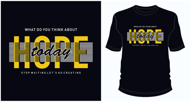 希望字体为t恤设计图片下载