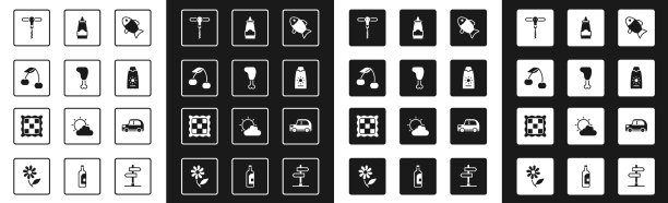 设鱼鸡腿樱桃酒开瓶器图片下载