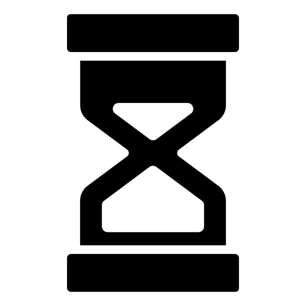 沙玻璃图标。用户界面矢量插图，作为线艺术风格的简单矢量符号和潮流符号，用于设计和网站，或移动应用程序，图片下载