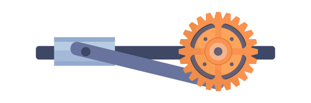 齿轮传动部分平面插图图片下载