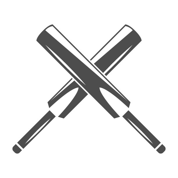 板球运动图标Logo设计图片下载