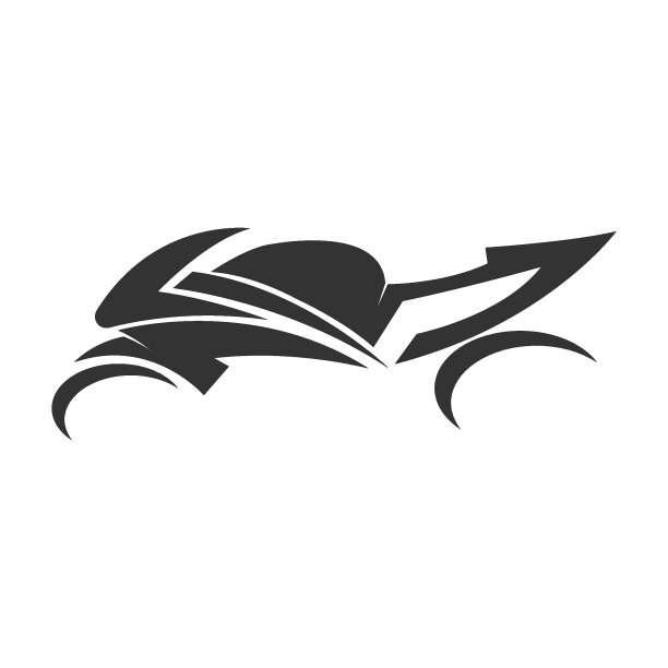摩托车图标标志设计图片下载