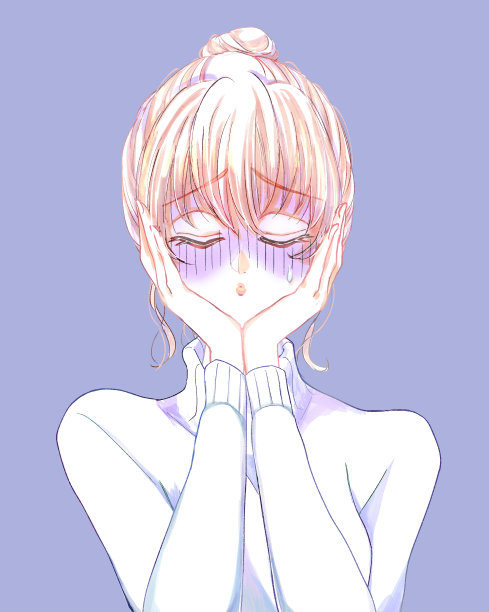 一个陷入困境的女人图片下载