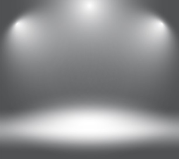 舞台灯光模型。现实的场景。空的展示图片下载