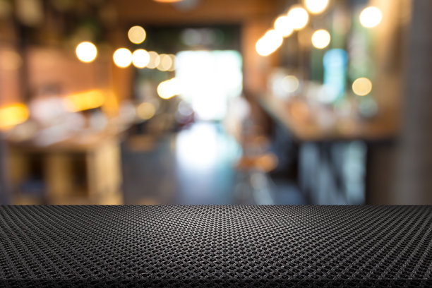 针织棉织物表模糊餐厅背景图片下载