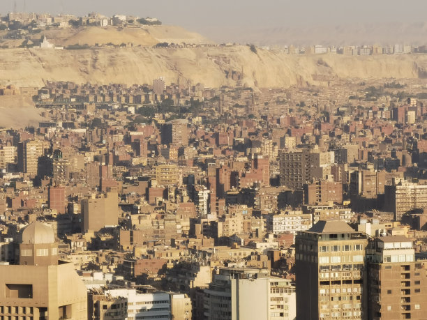 埃及开罗全景和尼罗河风光图片下载