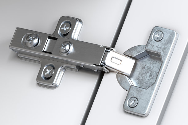 橱柜门铰链家具。衣柜、橱柜五金配件。图片下载