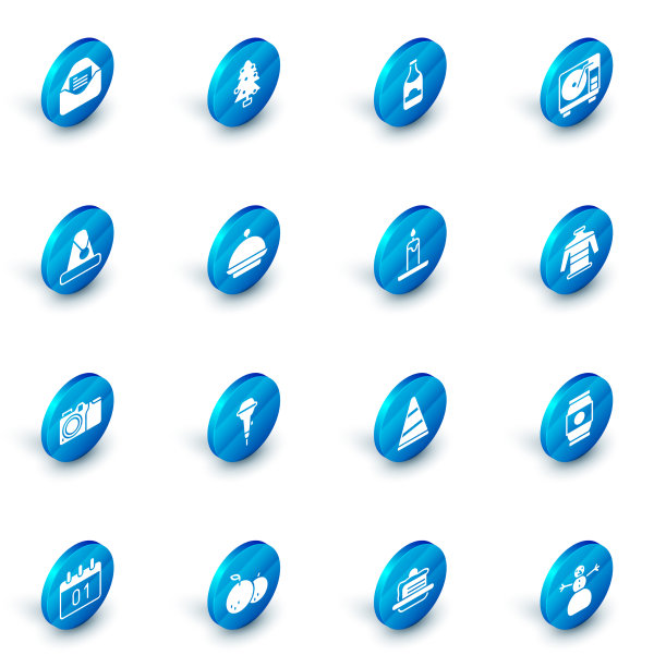 设置圣诞树香槟瓶乙烯播放器图片下载