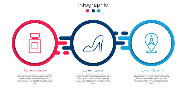 套装香水女鞋和埃菲尔铁塔图片下载