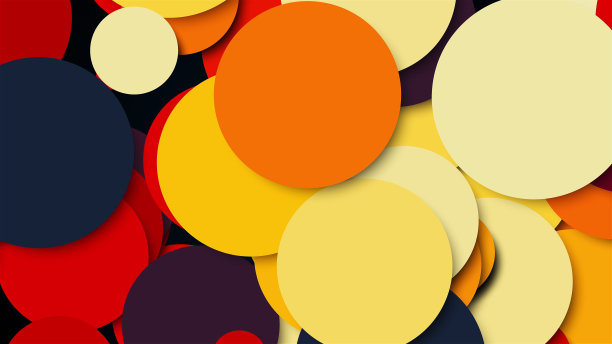 大大的彩色圆圈图片下载