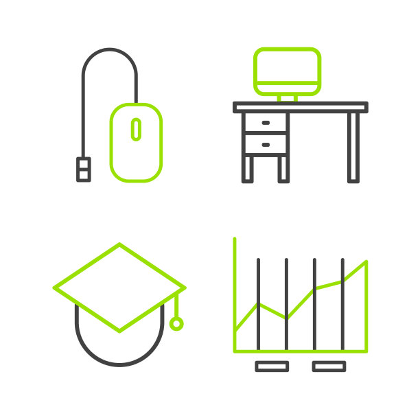 设置线形饼图信息图毕业帽图片下载