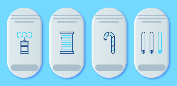 设置线圣诞愿望清单模板拐杖糖图片下载