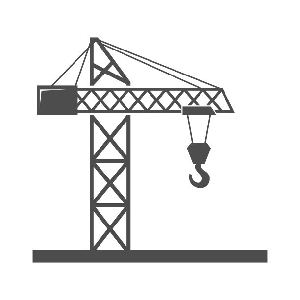起重机标志图标设计说明图片下载