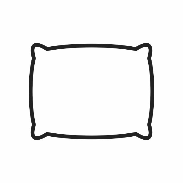 枕头轮廓图标图片下载