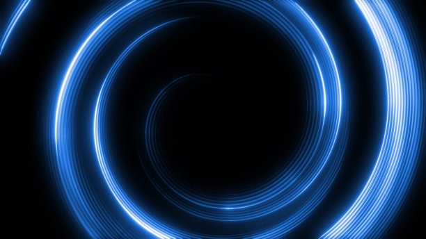 抽象的发光螺旋线背景图片下载