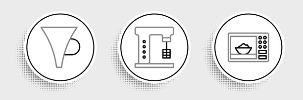 设置线微波炉漏斗或过滤器和图片下载