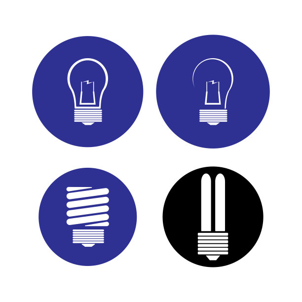 灯矢量标志图片下载