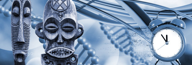 异教面具和手表上的微粒在DNA链的抽象程式化图像的背景下脱落图片下载