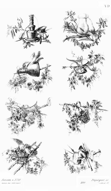 奖杯，Pierre Ranson，约1770年(8个图案)，路易十五时期，Old decoration 1875年。图片下载